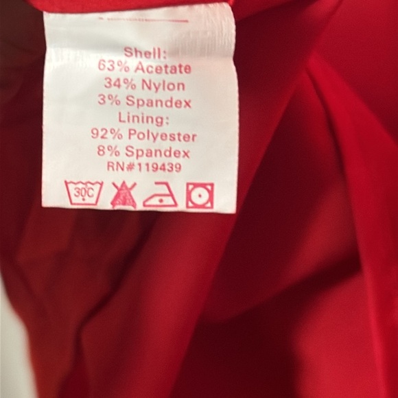 Julie Brown Red Dress. Size 4 NWT - Picture 13 of 13